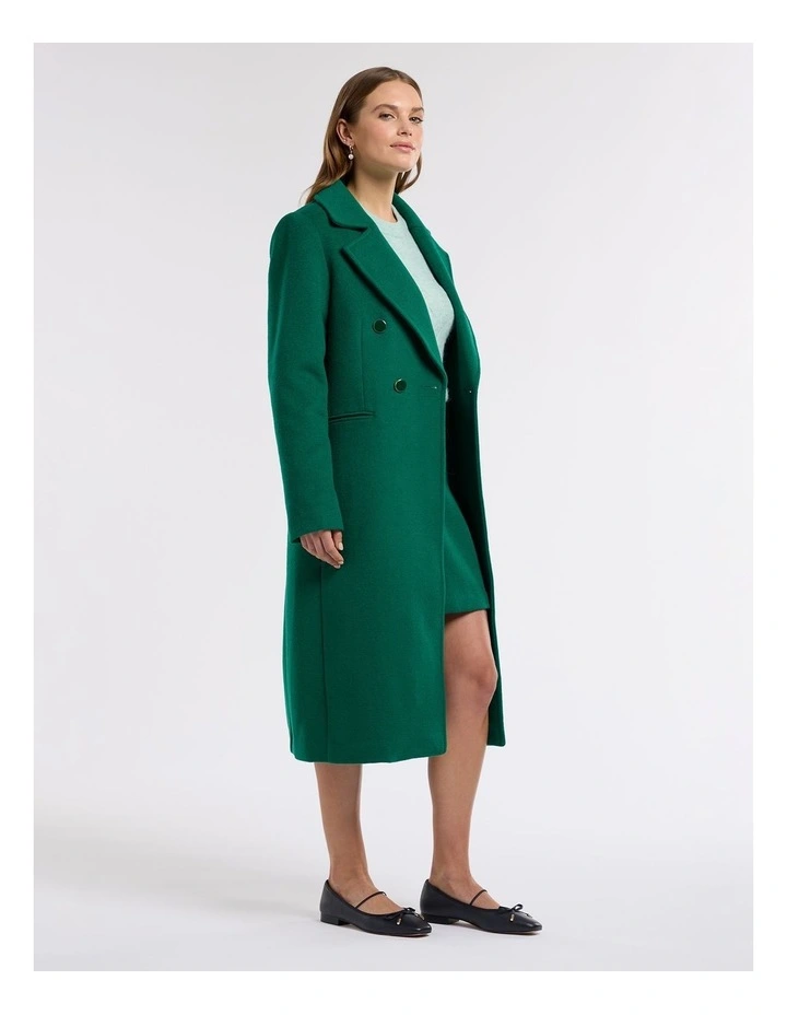 Royal Longline Coat in Green