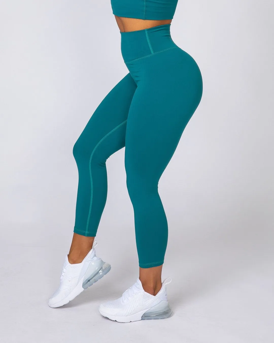 Signature Scrunch 7/8 Leggings - Teal