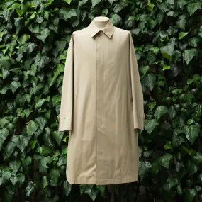 SINGLE RAGLAN COAT GABARDINE BEIGE