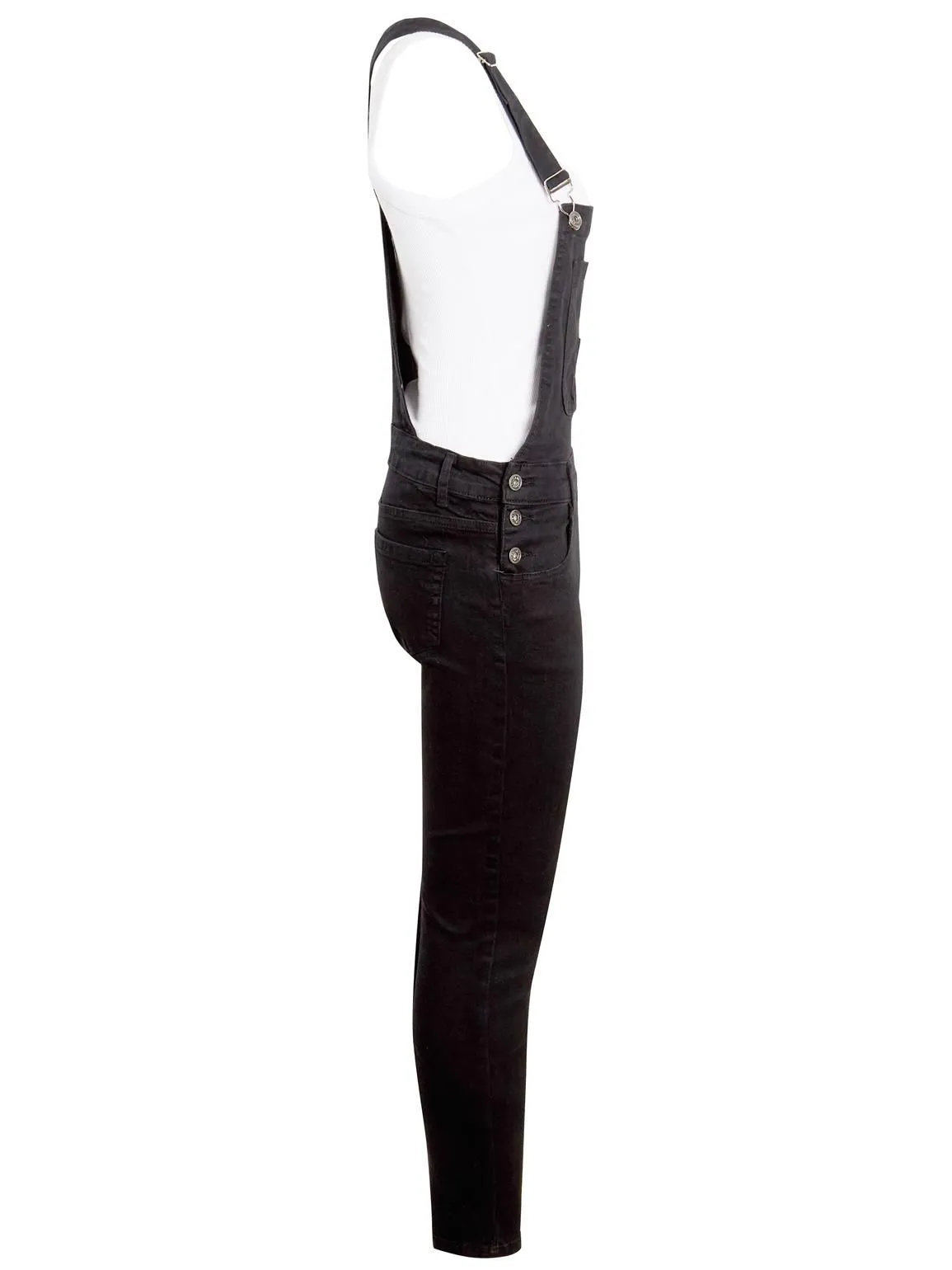 Stretch Denim Dungaree Jeans, UK Sizes 8 to 16