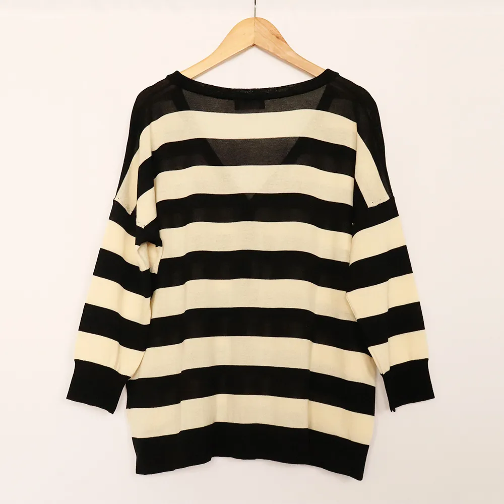 TCN  |Stripes Cotton Cardigans