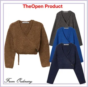 TheOpen Product  |Casual Style Wool Street Style Logo Cardigans