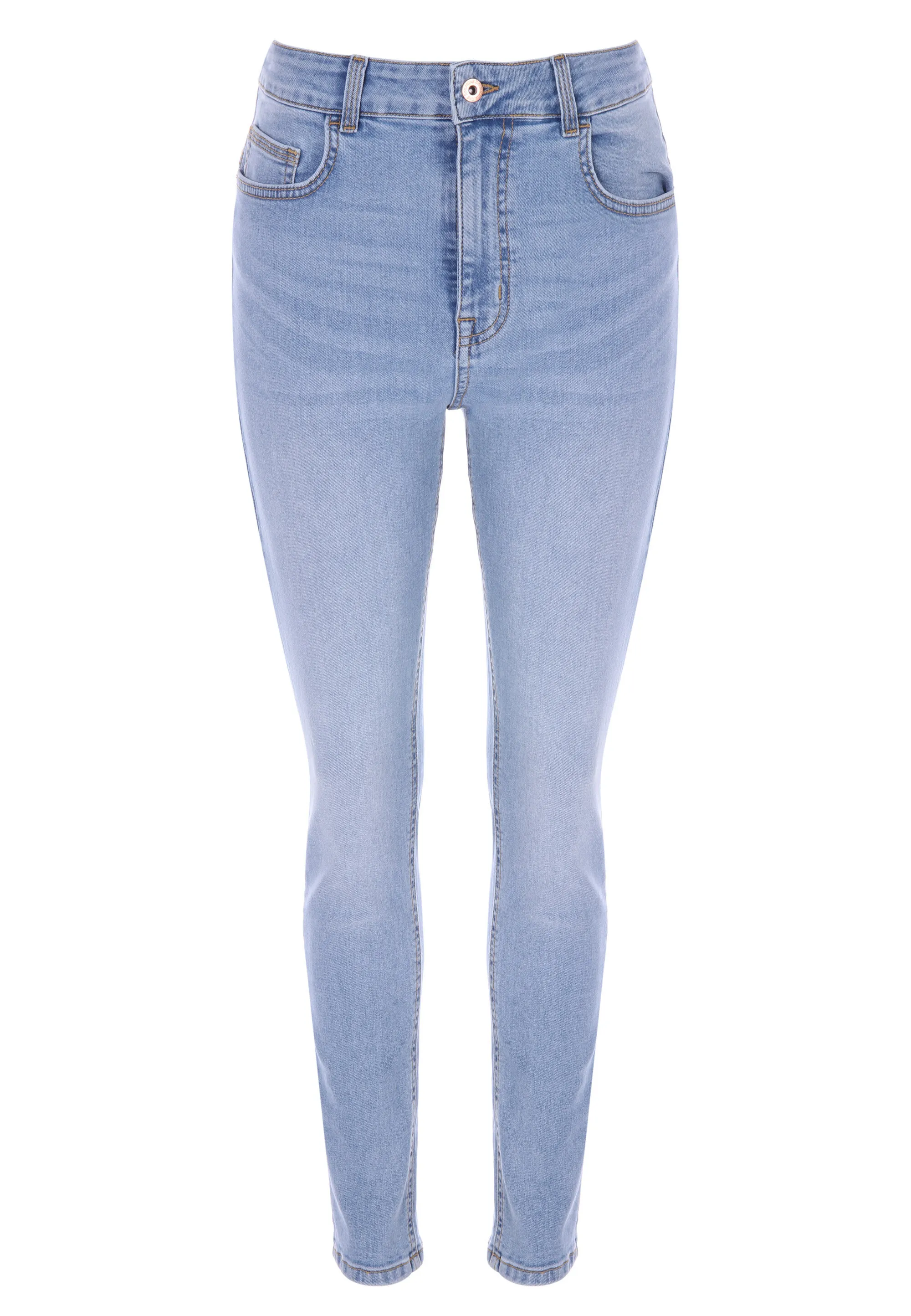 Womens Light Blue Alexa Shaper Skinny Jeans