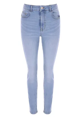 Womens Light Blue Alexa Shaper Skinny Jeans