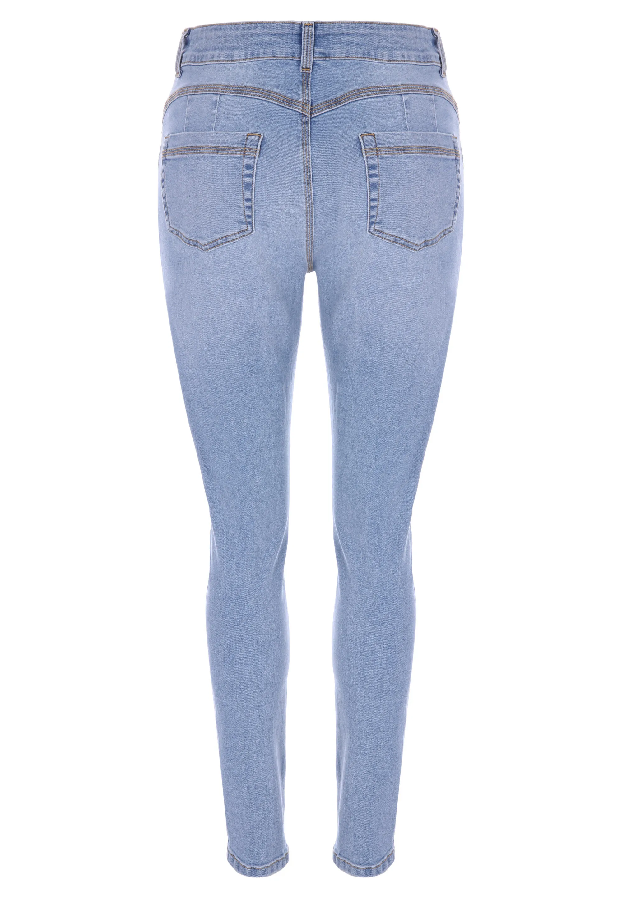 Womens Light Blue Alexa Shaper Skinny Jeans