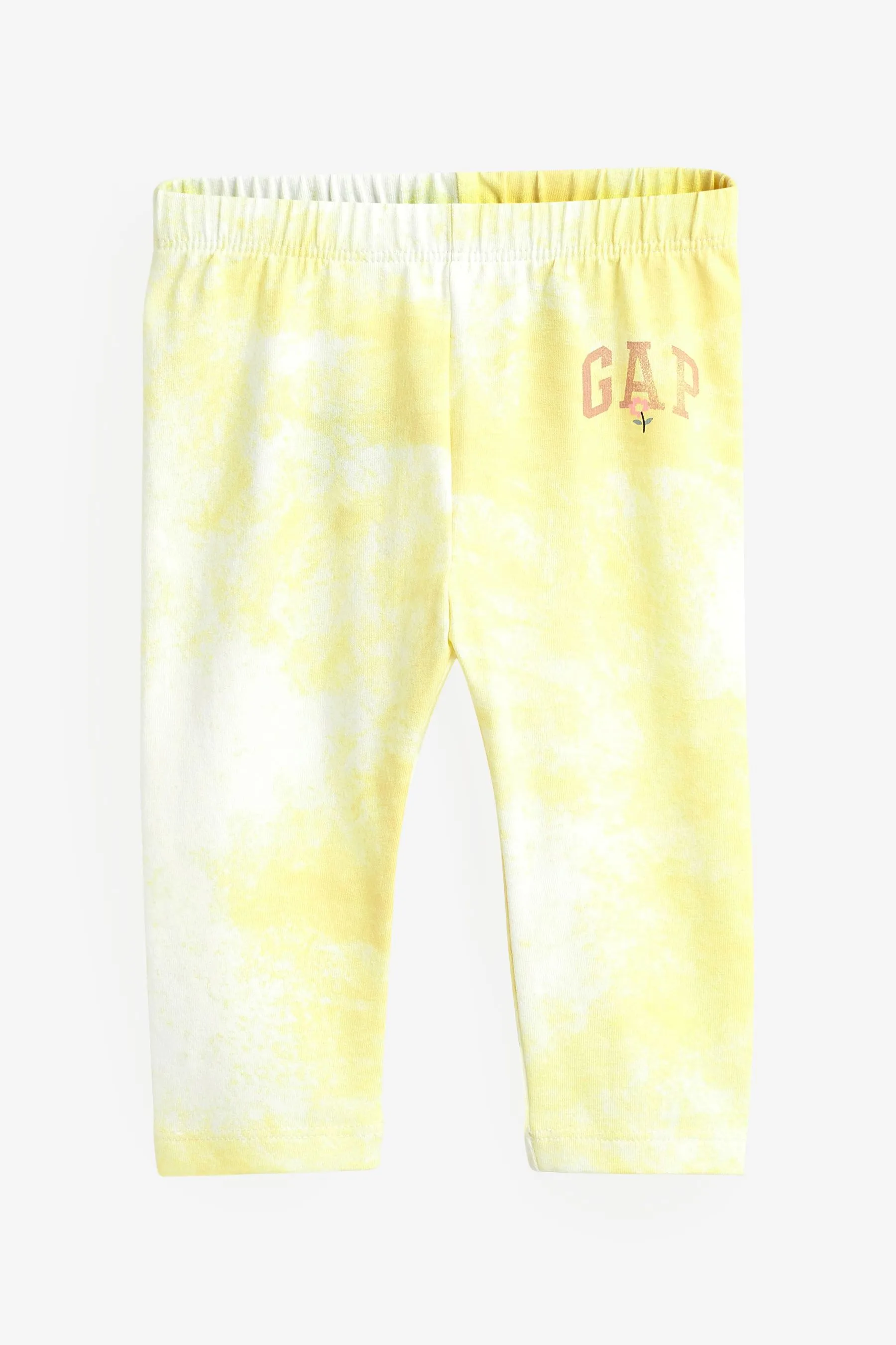 Yellow Logo Leggings