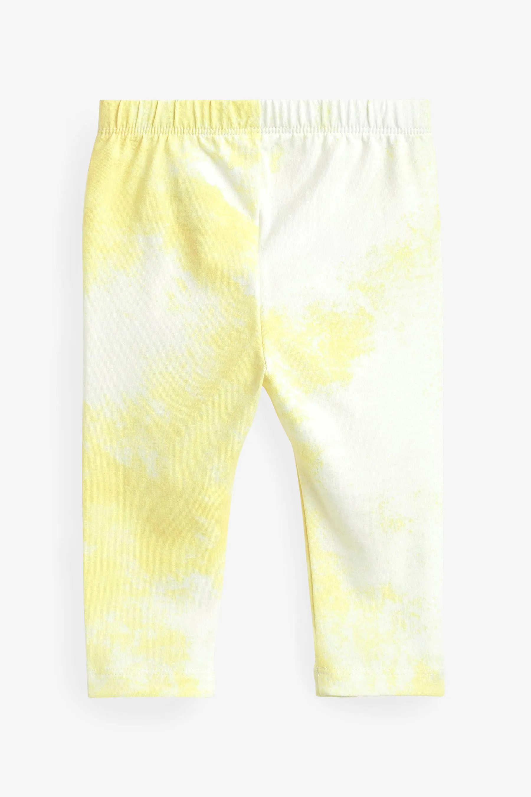 Yellow Logo Leggings