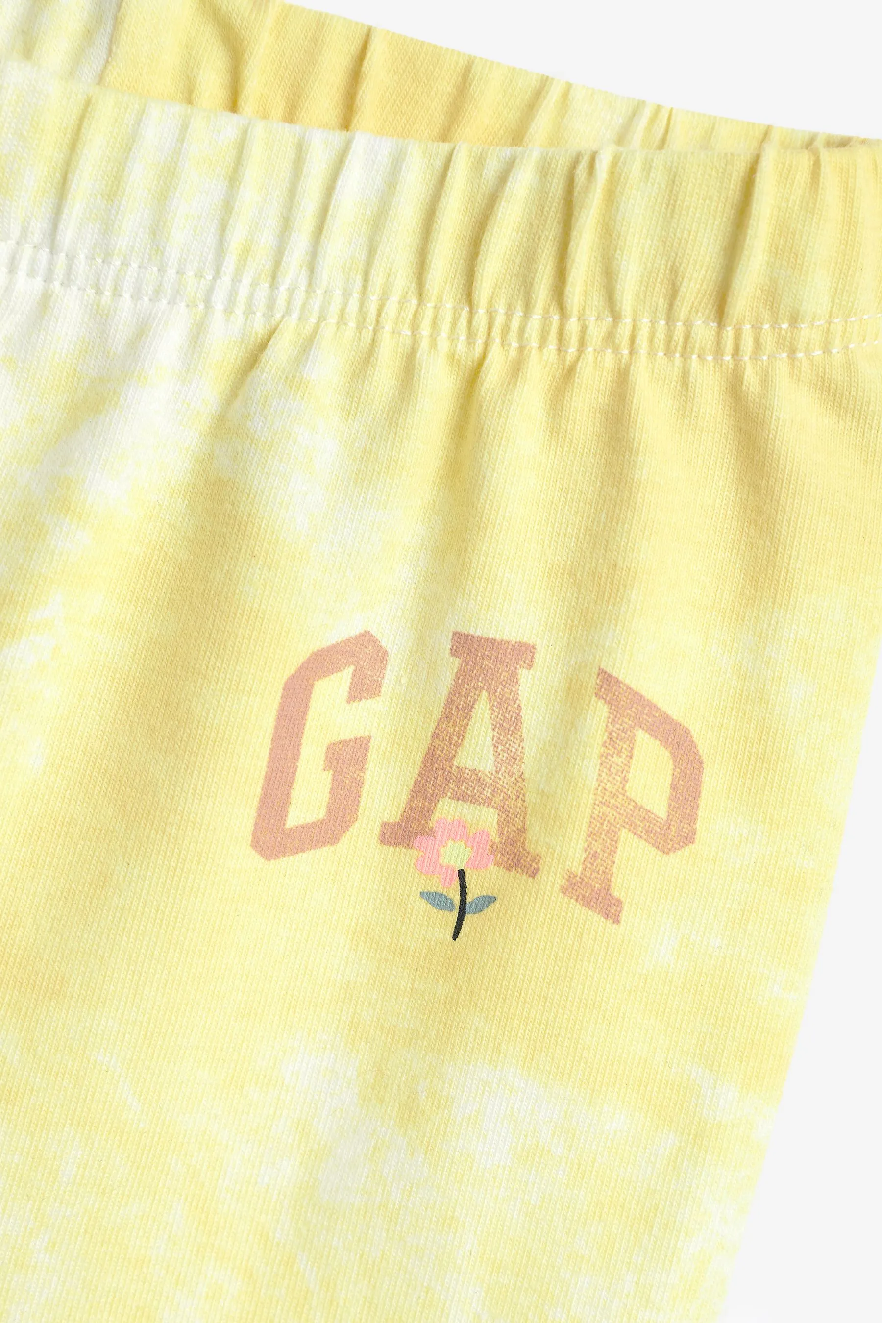 Yellow Logo Leggings